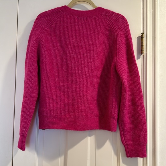 Ganni pink cropped sweater alpaca wool - Picture 5 of 5